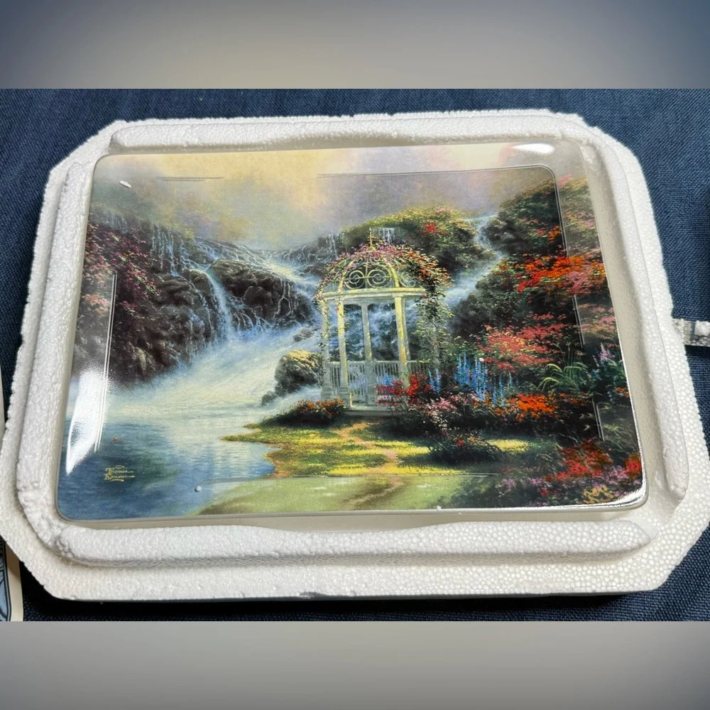 Bradford Exchange Nature's Retreats By Thomas Kinkade Hidden Arbor 1999